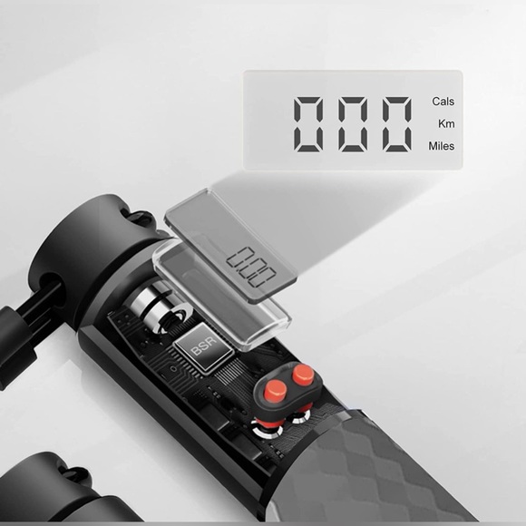 New - Digital Fitness Jump Rope with Calorie Counter and Cordless Mode - Picture 7 of 11